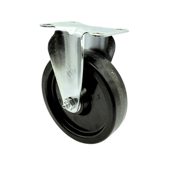 5 Inch SS Phenolic Wheel Rigid Top Plate Caster Service Caster Brand