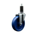 thumbnail image 1 of 5 Inch SS Solid Poly Wheel Swivel 1-1/4 Inch Expanding Stem Caster SCC, 1 of 2