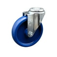 thumbnail image 1 of 5 Inch SS Solid Polyurethane Wheel Swivel Bolt Hole Caster Service Caster Brand, 1 of 2