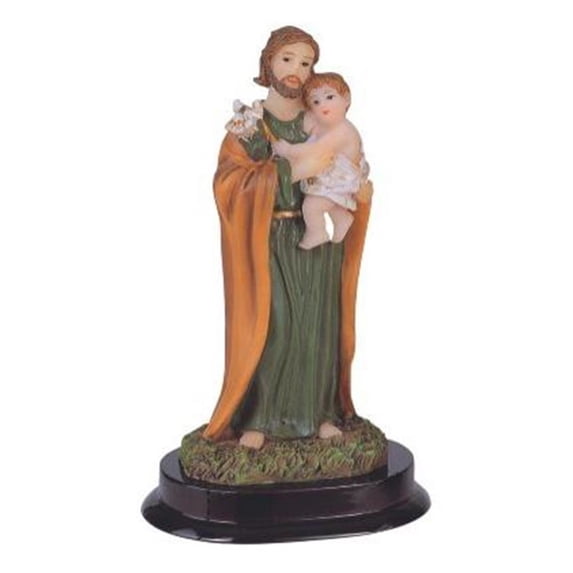 5 Inch Saint Joseph Holy Figurine Religious Decoration Statue Decor