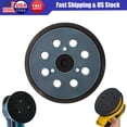 thumbnail image 2 of 2 Pack 5 Inch 8 Hole Hook And Loop Sander Pad For Ridgid R2600, R2601 Orbital Sander 2 of 6