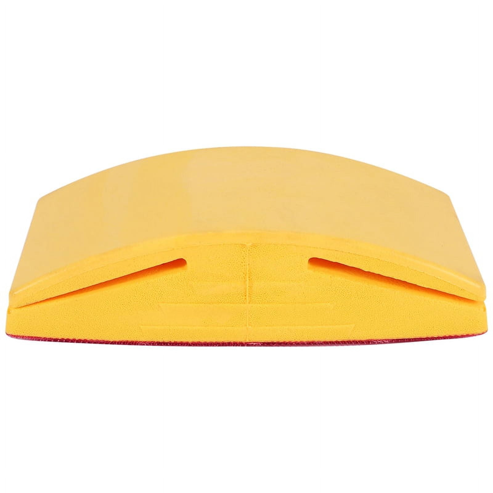 5 Inch Sanding Block Rubber Hook Loop Backing Pad Sandpaper Holder Hand