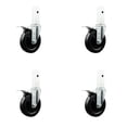 thumbnail image 1 of 5 Inch Scaffold Caster Set with 1-1/4” Square Stem w/Brakes–Service Caster Brand, 1 of 2