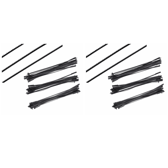 5 Inch Scroll Saw Blade 72 Pack Compatible for All Machines Require 5In. Pin End Scroll Saw - 10 TPI, 15 TPI, 18 TPI