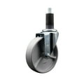 thumbnail image 1 of 5 Inch Semi Steel Wheel Swivel 1-1/4 Inch Expanding Stem Caster SCC, 1 of 2