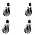 thumbnail image 1 of 5 Inch Semi Steel Wheel Swivel 1-7/8 Inch Expanding Stem Caster Set SCC, 1 of 2