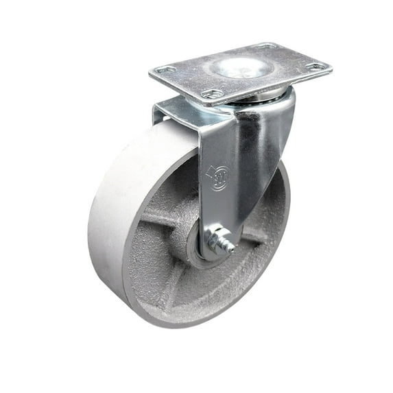 5 Inch Semi Steel Wheel Swivel Top Plate Caster Service Caster Brand