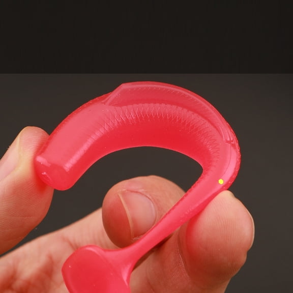 5 Inch Shad Body Swimbaits 20-Pack, Great for Umbrella Rigs, Mojo Pearl Chartreuse Back Soft Plastic Baits for Bass