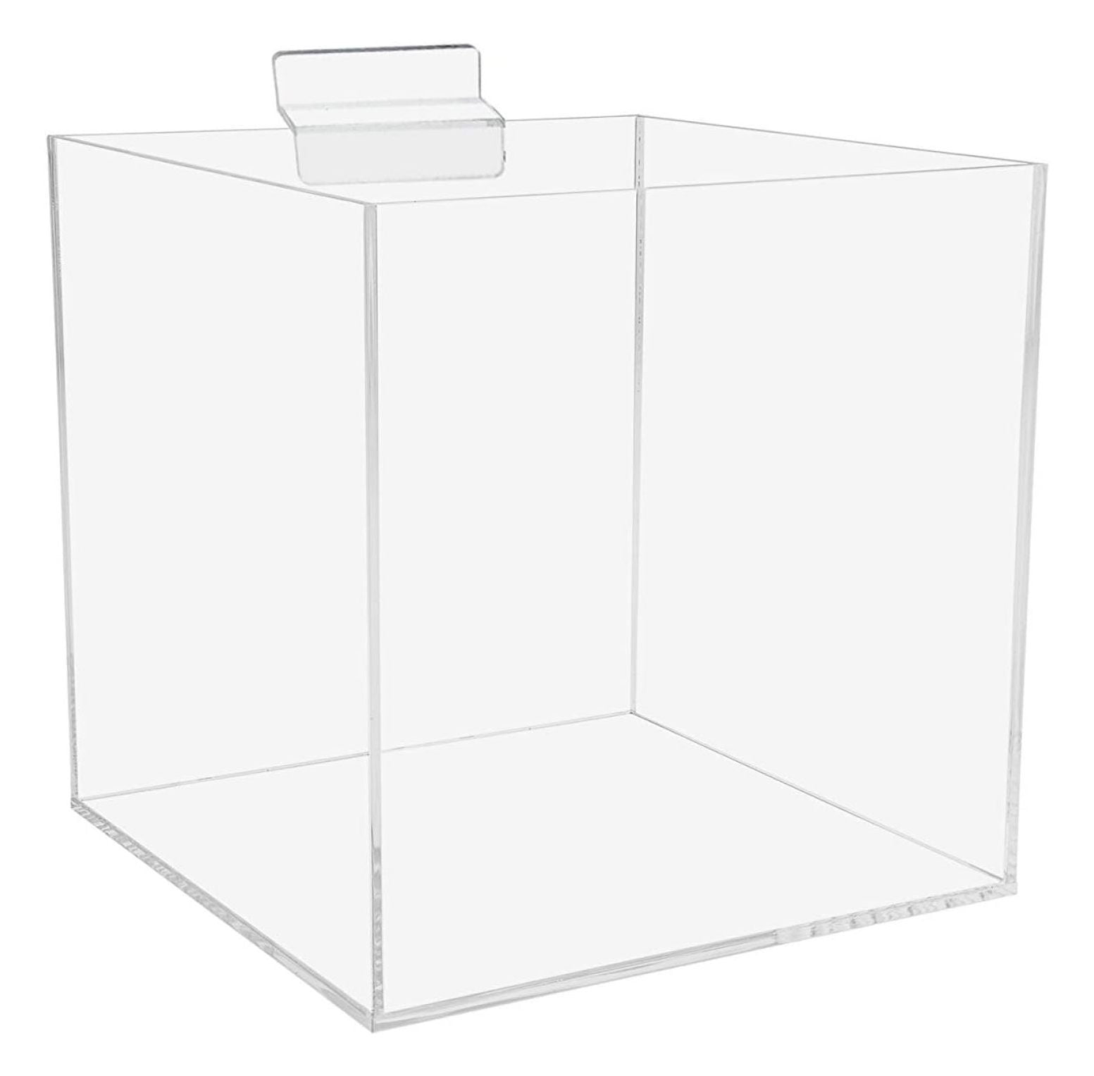 5 Inch Slatwall Bin Clear Merchandise Storage Organizer Bulk Product