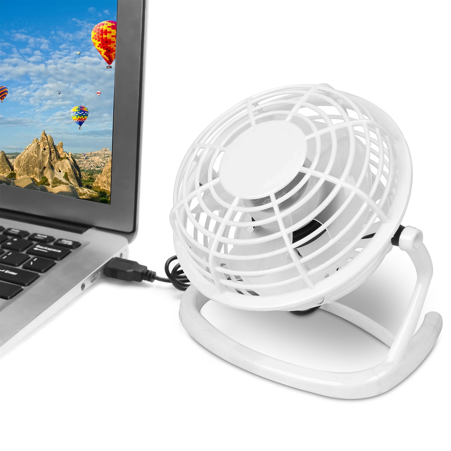 5 Inch Small USB Desk Fan, iMounTEK Mini Quiet Fan, 360°Adjustable Tilt