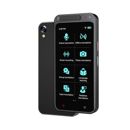 5 Inch Smart Translator, 150 Online & 21 Offline Languages Translator with WiFi BT Connection