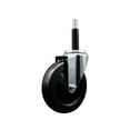 thumbnail image 1 of 5 Inch Soft Rubber Wheel Swivel 3/4 Inch Expanding Stem Caster SCC, 1 of 2