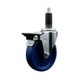 thumbnail image 1 of 5 Inch Solid Poly Swivel 1-1/8 Inch Expanding Stem Caster with Brake SCC, 1 of 2