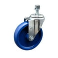 thumbnail image 1 of 5 Inch Solid Polyurethane Wheel Swivel ½ Inch Threaded Stem Caster SCC, 1 of 2