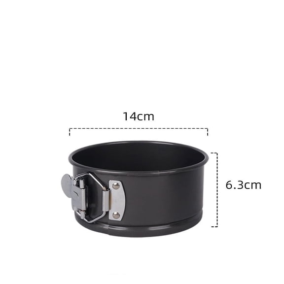 5-Inch Springform Pan Set - 2 Piece Small Nonstick Cheesecake Pan for Cheesecakes, Pizzas and Quiches