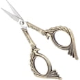 thumbnail image 1 of 5 Inch Stainless Steel Bronze Peacock Style Embroidery Sewing Scissor Retro-Style Needlework Sewing Scissor for Fabric Paper Cutting Craft Threading Use Antique Bronze, 1 of 9