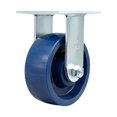 thumbnail image 1 of 5 Inch Stainless Steel Solid Poly Wheel Rigid Caster with Roller Bearing SCC, 1 of 2