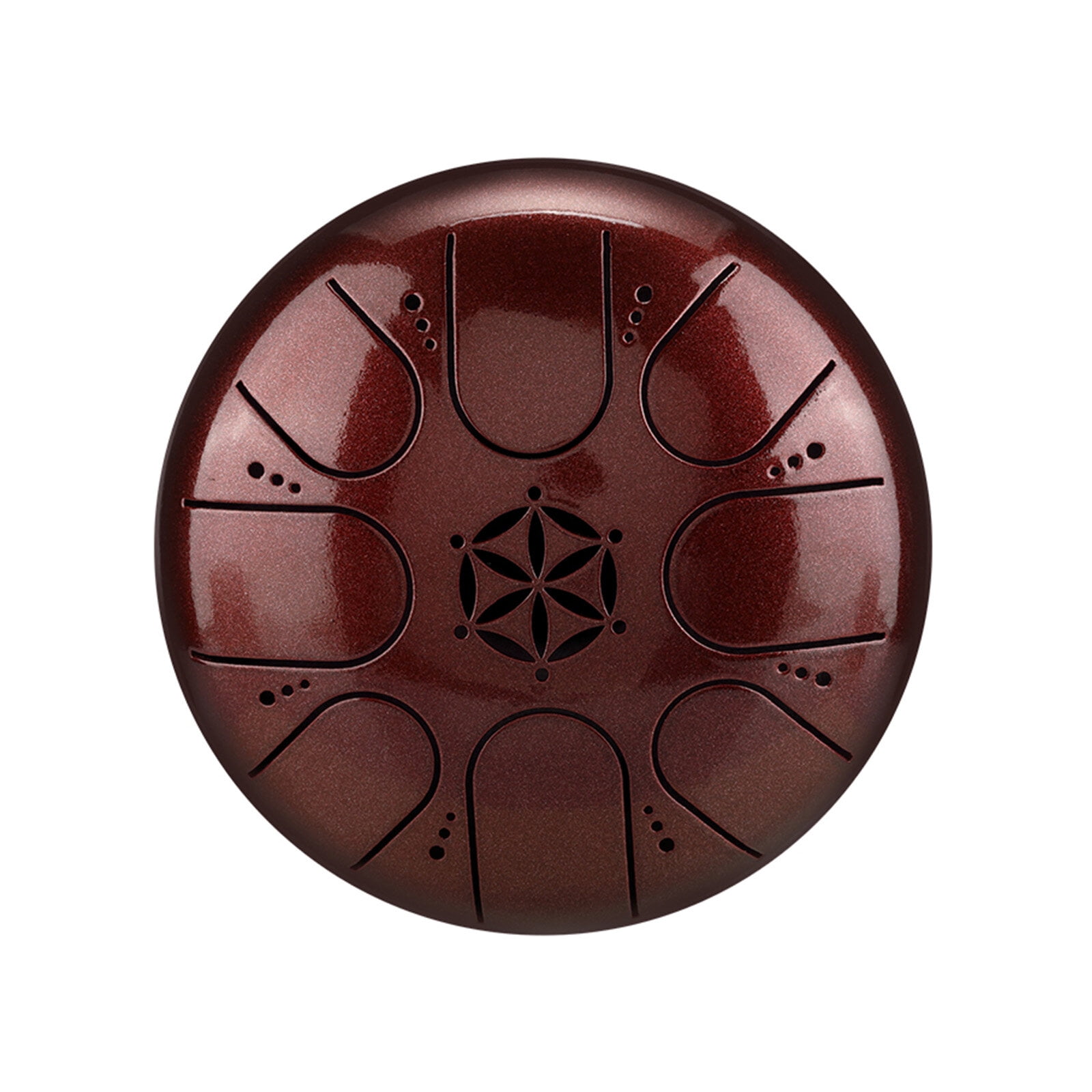 5 Inch Steel Tongue Drum 8 Notes Handpan Drum with Drum Mallet Finger Picks Percussion for Meditation Yoga