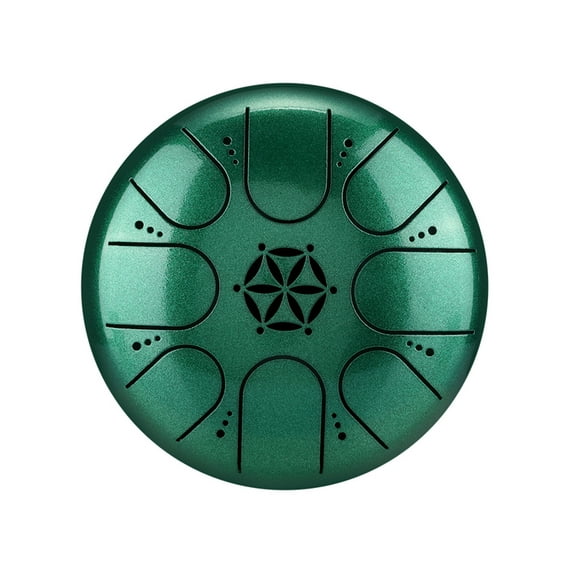 5 Inch Steel Tongue Drum 8 Notes Handpan Drum with Drum Mallet Finger Picks Percussion for Meditation Yoga