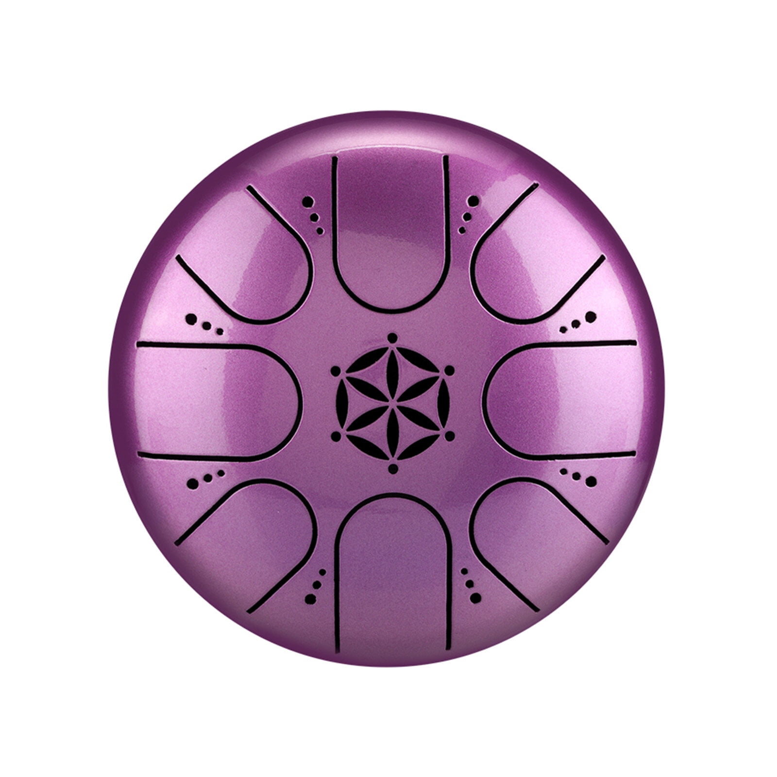 5 Inch Steel Tongue Drum 8 Notes Handpan Drum with Drum Mallet Finger Picks Percussion for Meditation Yoga