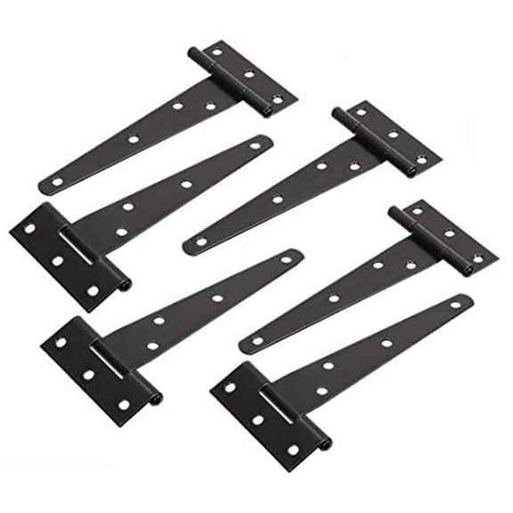 5-Inch T-Strap Hinges: Rustproof Iron For Barn & Garden Doors!