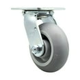 thumbnail image 1 of 5 Inch Thermoplastic Rubber Wheel Swivel Caster with Roller Bearing SCC, 1 of 2
