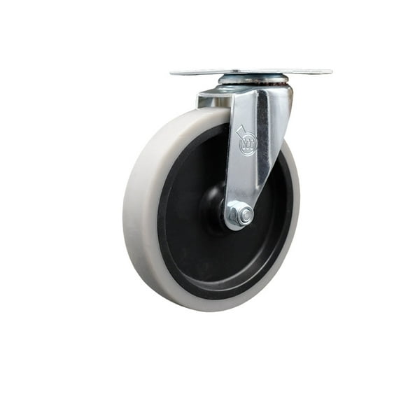 5 Inch Thermoplastic Rubber Wheel Top Plate Swivel Caster Service Caster Brand