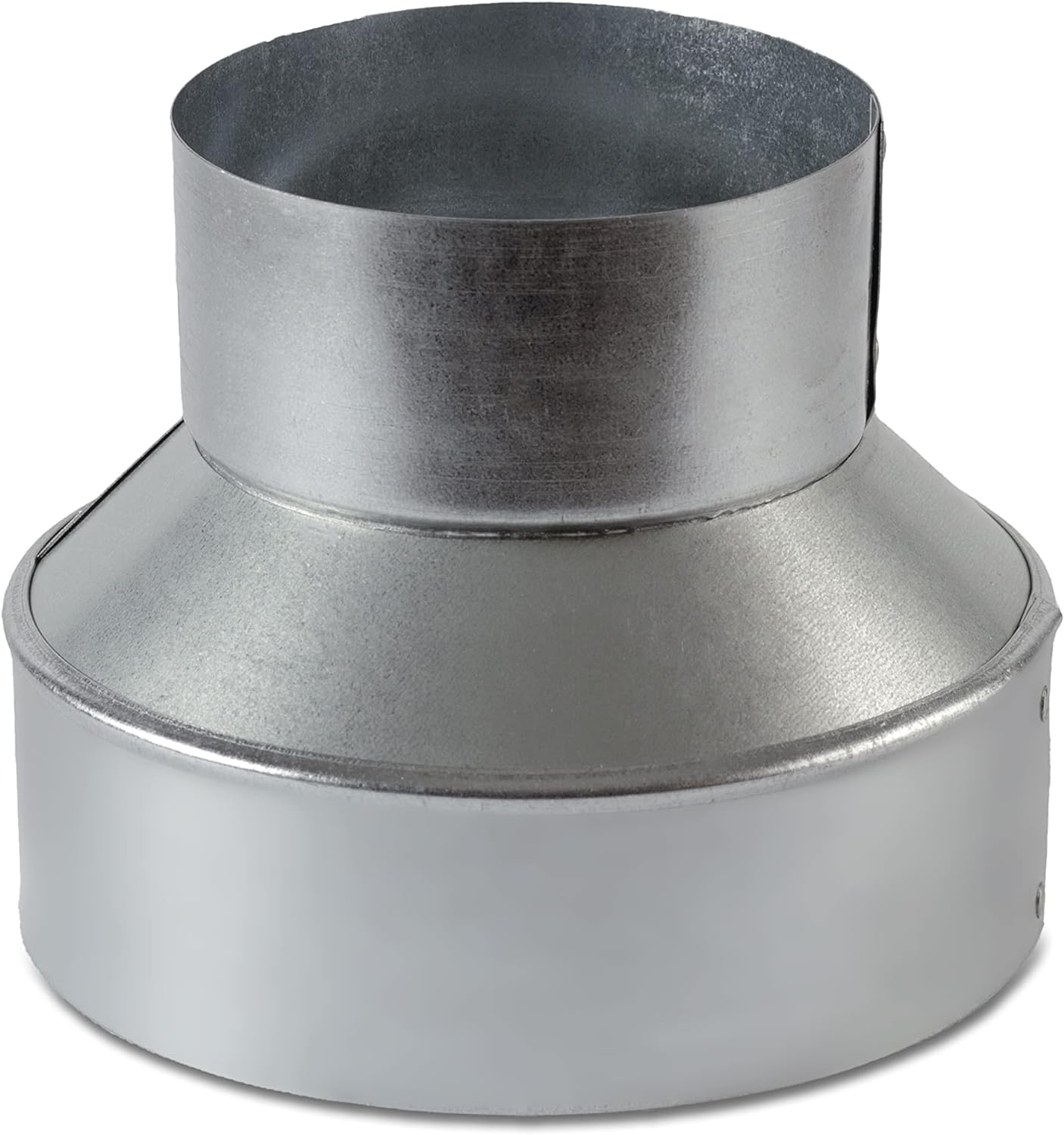 5 Inch To 4 Inch HVAC Duct Reducer & Increaser Galvanized Ducting