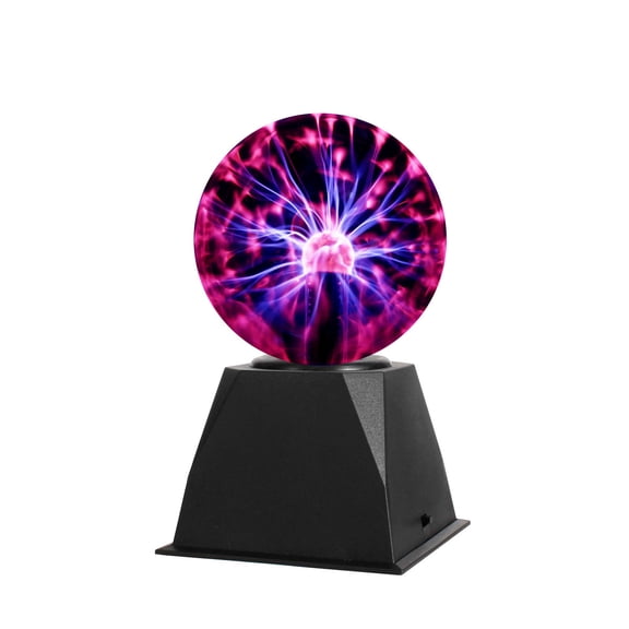 5 Inch Touch & Sound Sensitive Plasma Ball Lamp - Interactive Nebula Globe for Home Decor Parties Bedroom