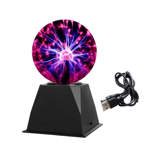5 Inch Touch & Sound Sensitive Plasma Ball Lamp USB Powered