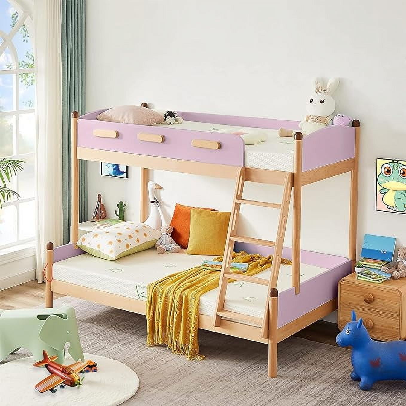 5 Inch TwinXL Mattress for Kids,Removable bamboo Breathable Washable Cover Cooling Memory Foam Medium Feel, Bed-in-a-Box