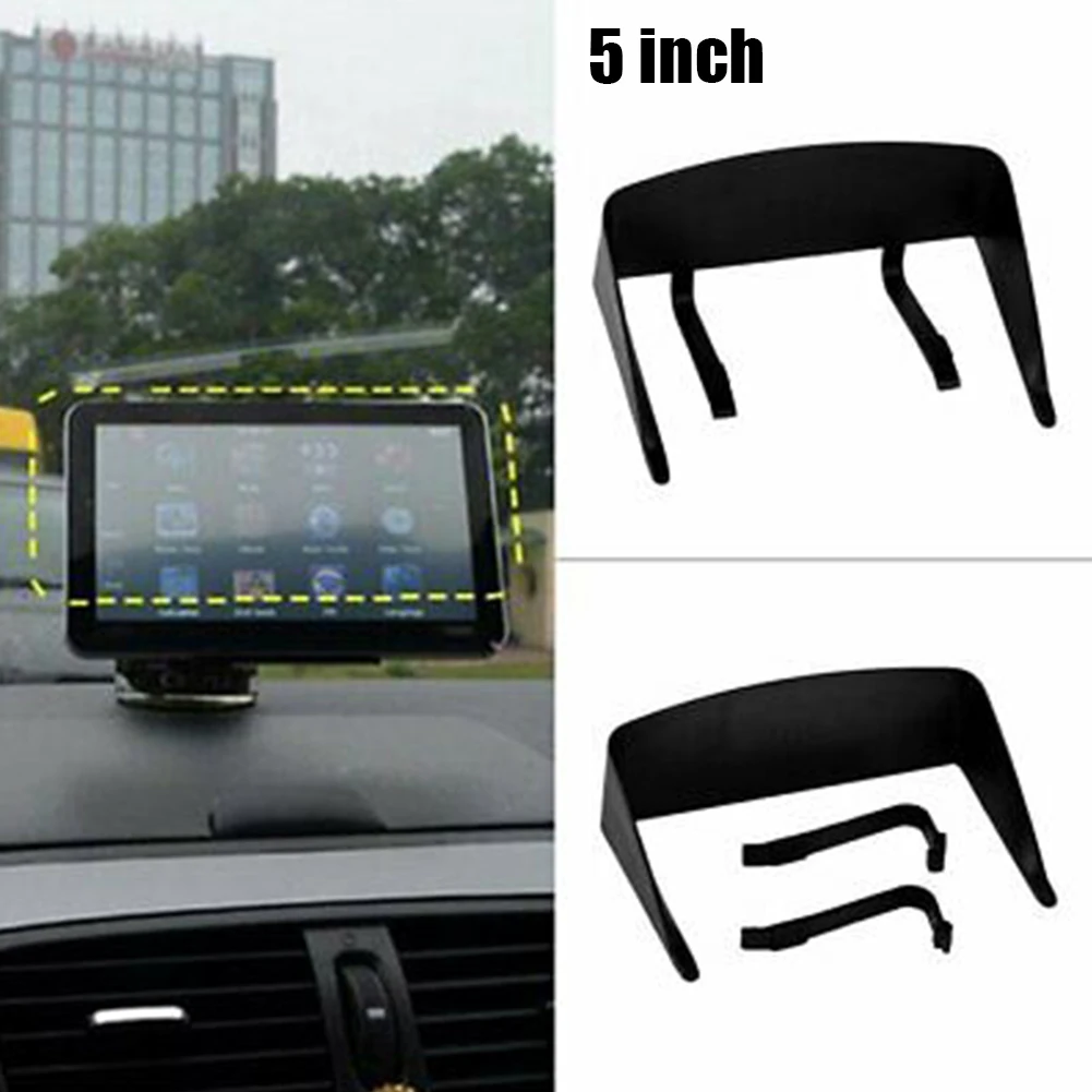 5 Inch Universal GPS Navigator Sun Shade Glare Visor Shield Car Sun