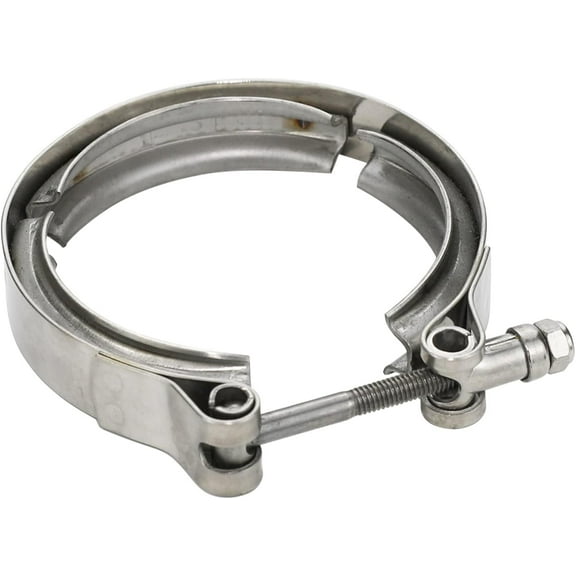 5 Inch V Band Clamp-Stainless Steel_304, for Turbo Exhaust Down Pipe 5" OD Flange Kit, Racing Ford Pickup Truck Exchange Exhaust Accessories