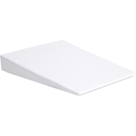 5 Inch Wedge Pillow for Adults,Large Body Support Sponge Triangle Incline Cushion to Elevate Upper Body,Therapeutic Wedge Pillow for Sleeping Acid Reflux,5" High, 26" Wide,White