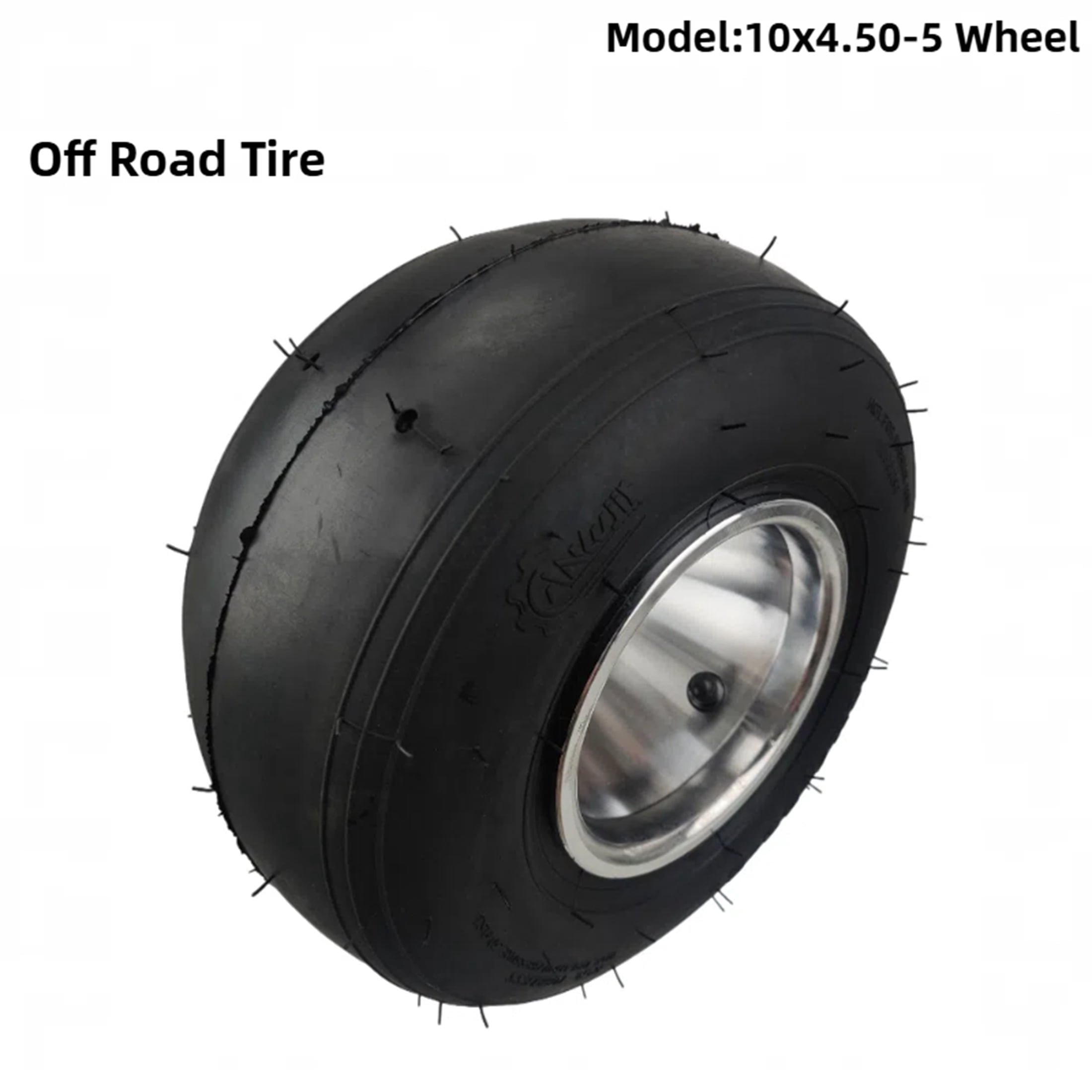 Go Kart 5 Inch Front Wheel 10x4.50-5 Tire Rim Drift Bike Wheels Beach ...