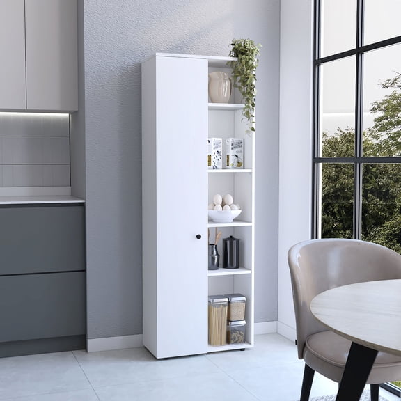 5 Interior & Exterior Shelves, 10 Compartments / Kitchen Space Saver, Keep Organized