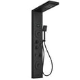 thumbnail image 1 of 5-Jet Rainfall Shower Panel System with Rainfall Waterfall Shower Head and Shower Wand With LED Light in Stainless Steel, 1 of 16