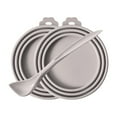 thumbnail image 1 of Under 5$ Kaireo Grey Silicone Lids for Canned Food,Sealed Pet Food Covers for Cats and Dogs,Reusable and Airtight to Maintain Freshness,Flexible Fit for Various Can Sizes, 1 of 1