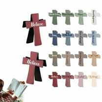 Under 5$ Kaireo Magnetic Cross Bookmark Gift Set,16-Pack Inspirational Verse Page Clips for Women,Students,and Church Reading,Elegant Design for Books,Journals,and Bible Study