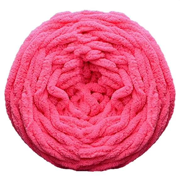 Under 5$ Kaireo Rose Red Chunky Knitting Yarn,Super Soft Acrylic Bulky Wool for Hand Knitting,Machine Washable for Diy Projects Like Blankets and Scarves,Rich Color and Smooth Texture
