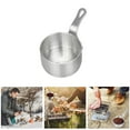 thumbnail image 1 of Under 5$ Kaireo Small Stainless Steel Saucepan with Handle,Compact Cooking Pot for Milk Warming,Sauces,or Single Servings,Durable and Easy to Clean,Ideal for Kitchen or Camping Use, 1 of 1