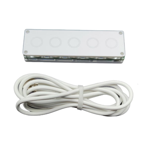 5-Key Keyboard Programmable Touchable Small Macropad Keypad For Gaming And Media Applications Easy Copy