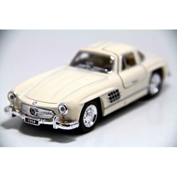 5" Kinsmart 1954 Mercedes Benz 300 SL Coupe Diecast Model Toy 1:36 Cream