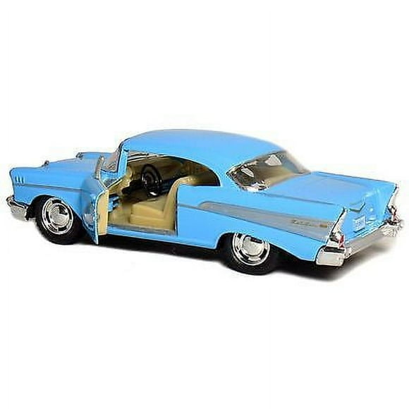 5" Kinsmart 1957 Chevrolet Bel Air Diecast Model Toy Car 1:40 Chevy Blue