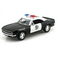 thumbnail image 1 of 5" Kinsmart 1967 Chevrolet Camaro Z/28 Police Car Diecast Model 1:37 Chevy, 1 of 5