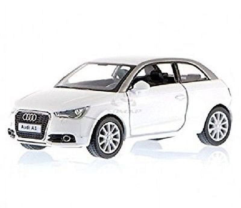 5" Kinsmart 2010 Audi A1 Diecast Model Toy Car Pull Action 1:32- White