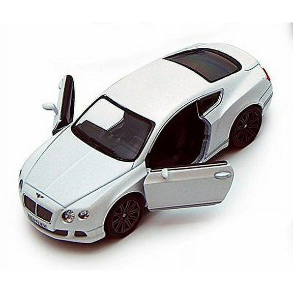 5" Kinsmart 2012 Bentley Continental GT Speed Diecast Model Toy Car 1:38 White