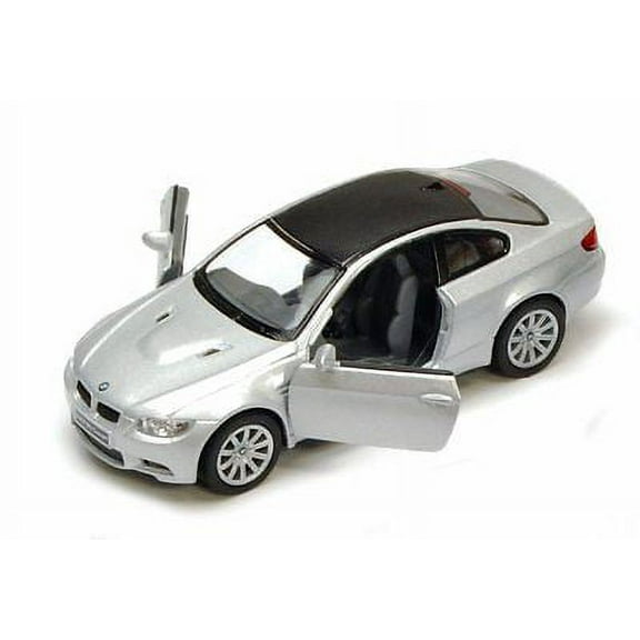 5" Kinsmart BMW M3 Coupe E92 Diecast Model Toy Car 2 Door 1:36 SILVER