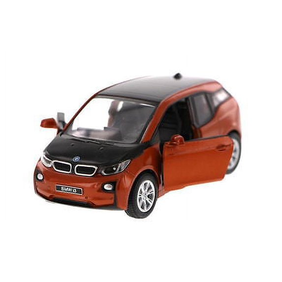 5" Kinsmart BMW i3 Diecast Model Toy Car 1:32 Pull Action ORANGE