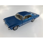 5" Kinsmart Chevy 1967 Chevrolet Impala Diecast Model Toy Car 143 Blue